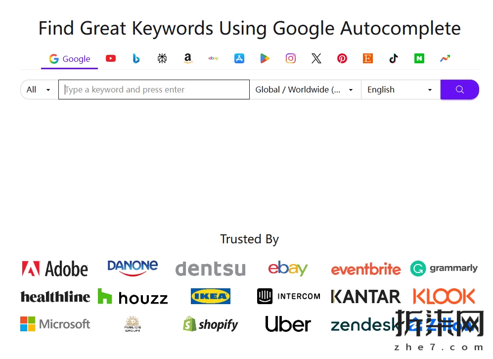 Keyword Tool 是一款云端关键词研究工具，聚焦跨境电商、数字营销等核心场景，专为 IT、电信、房地产、零售、广告等多行业营销团队量身打造