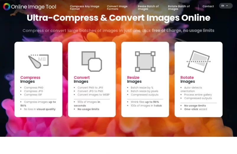 高效图片压缩...