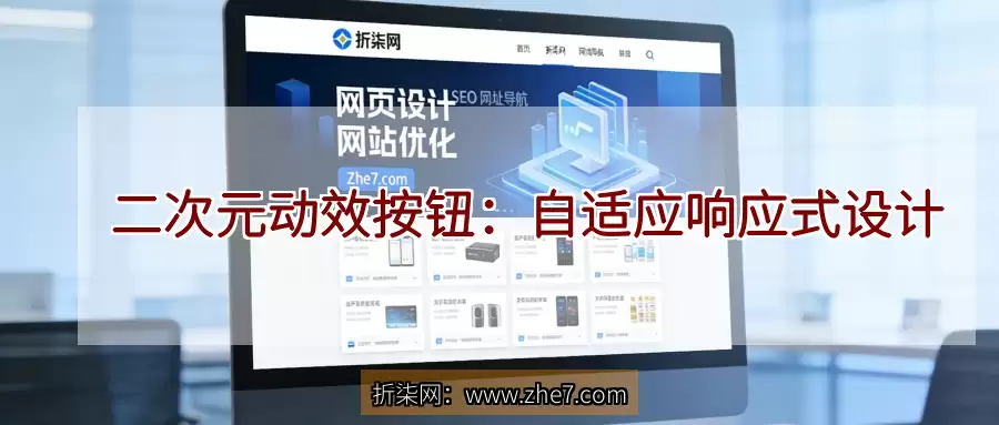 二次元动效按钮：自适应响应式设计